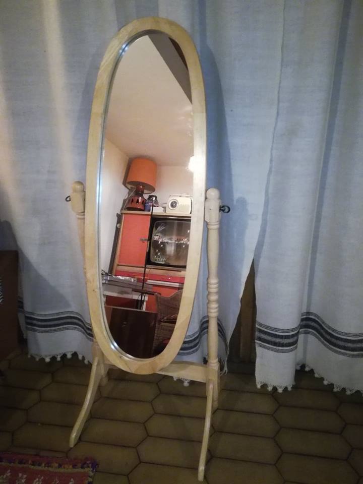 Psyche wooden mirror 60x150cm