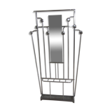 Aluminum coat rack from the 1950s