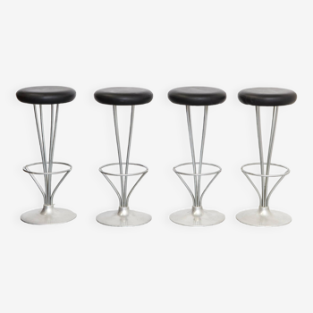 Ensemble de quatre tabourets Piet Hein Barhocker pour Fritz Hansen