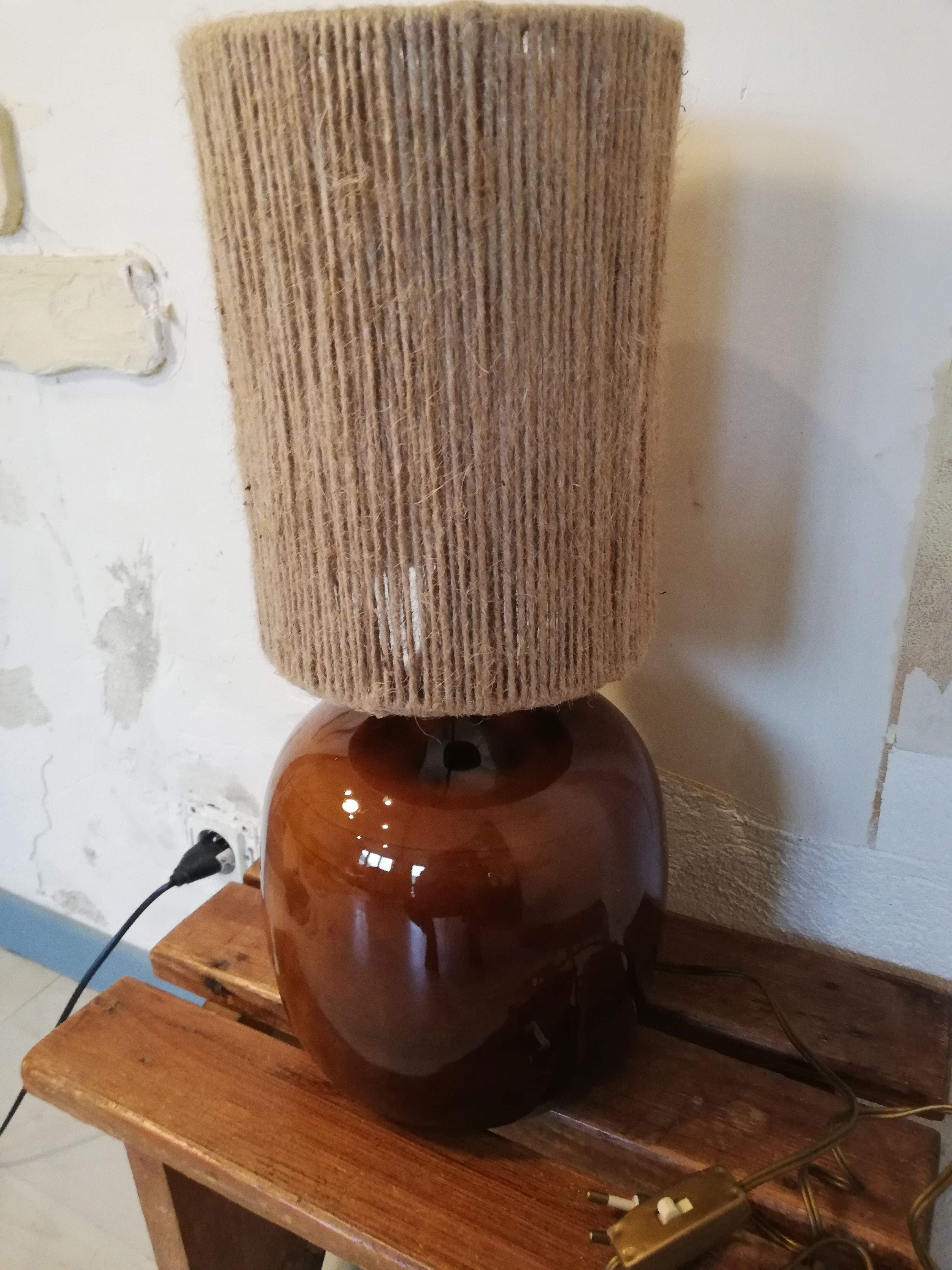 Vintage ceramic lamp