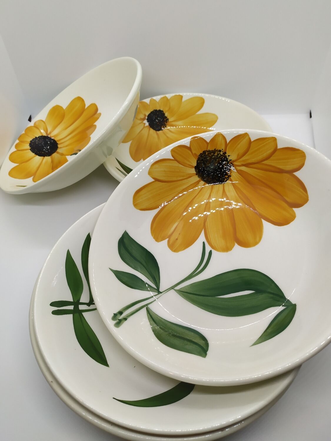 Vintage Gien soup plates