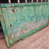 Antique garden gate iron door green 100x150cm