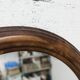 Round mirror, 1930s, wood, 58cm diameter