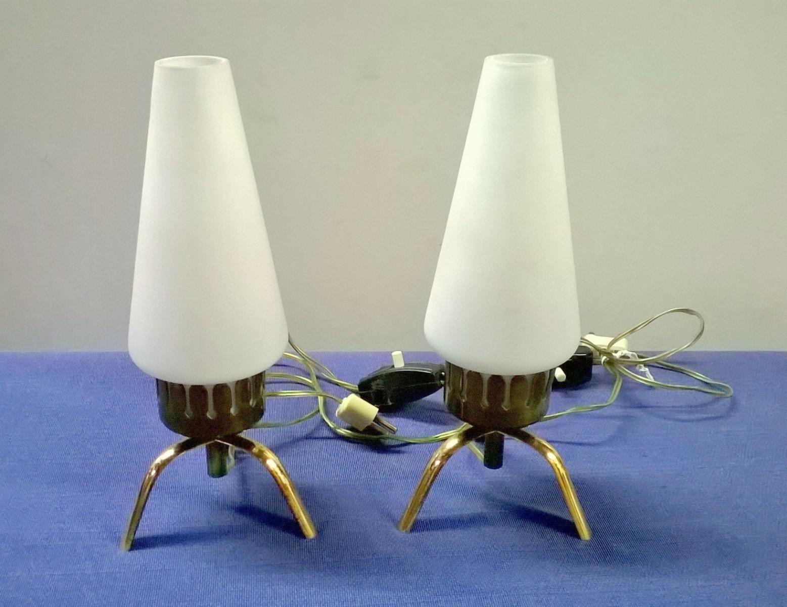 Pair table lamps by Angelo Lelii for Arredoluce,1950