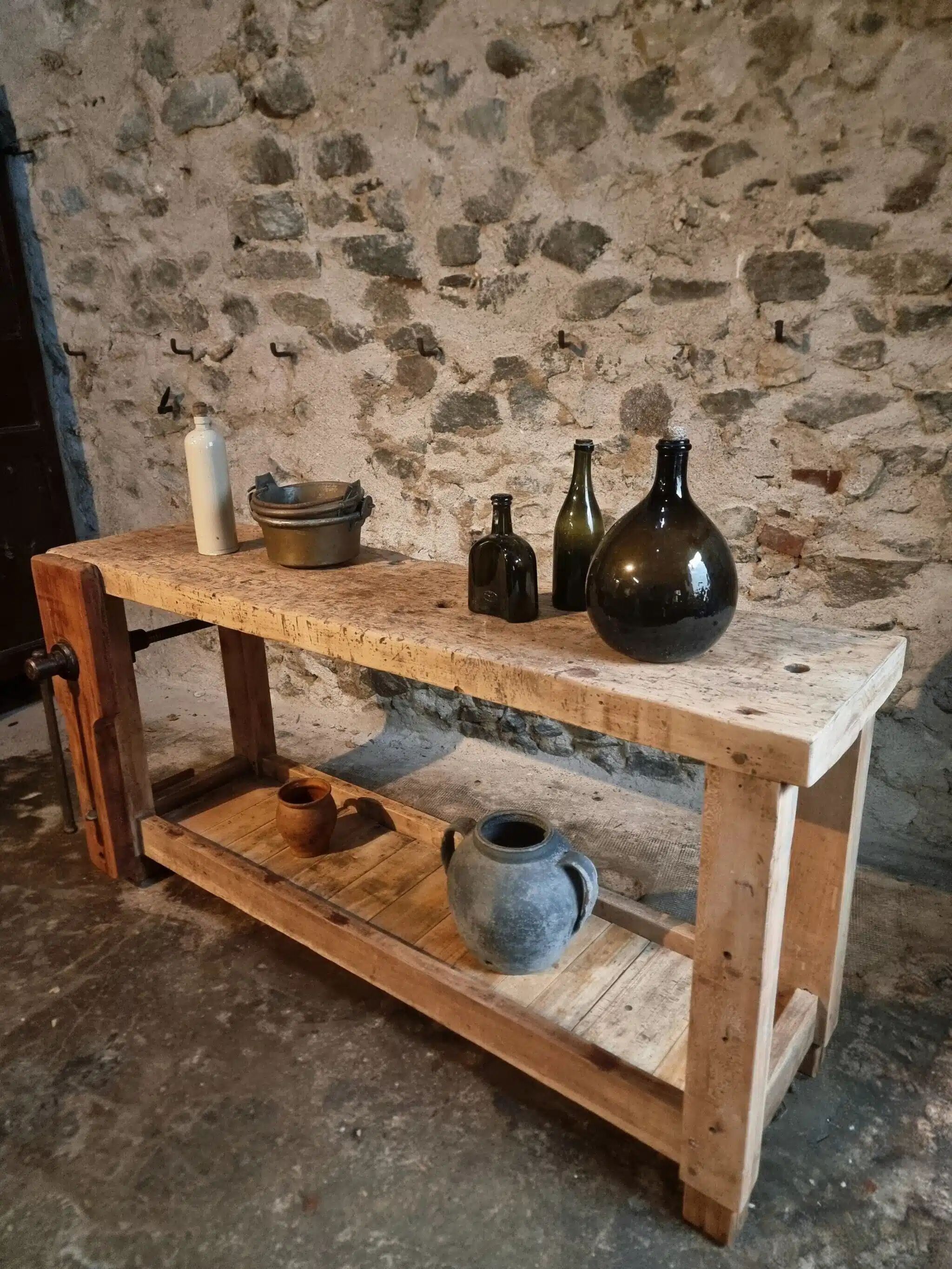 French antique console table, around 1900.