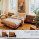 Poliform Morgante – exceptional walnut solid wood bedroom set