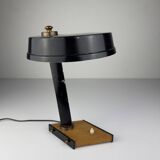 Vintage metal desk lamp attributed to Oscar Torlasco, Italy, 1950s.