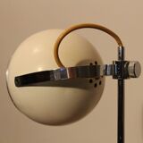 White eyeball desk lamp 60's