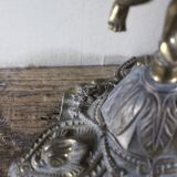 Regulated chandelier with three candle holders Angelot