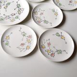 Gien plates, set of 5
