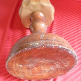 Counter mannequin in mache paper &wooden foot collector object of metier