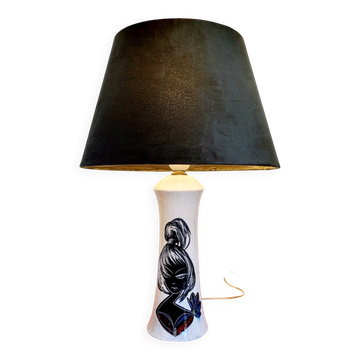 Saint-Marin ceramic lamp, Italy, 1950s-1960s