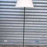 1950s wrought iron tripod floor lamp