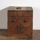 Antique Japanese box with drawers and hinged lid – Early Showa period (c. 1928)