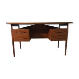 Scandinavian teak desk by Gunnar Nielsen Tibergaard, Denmark