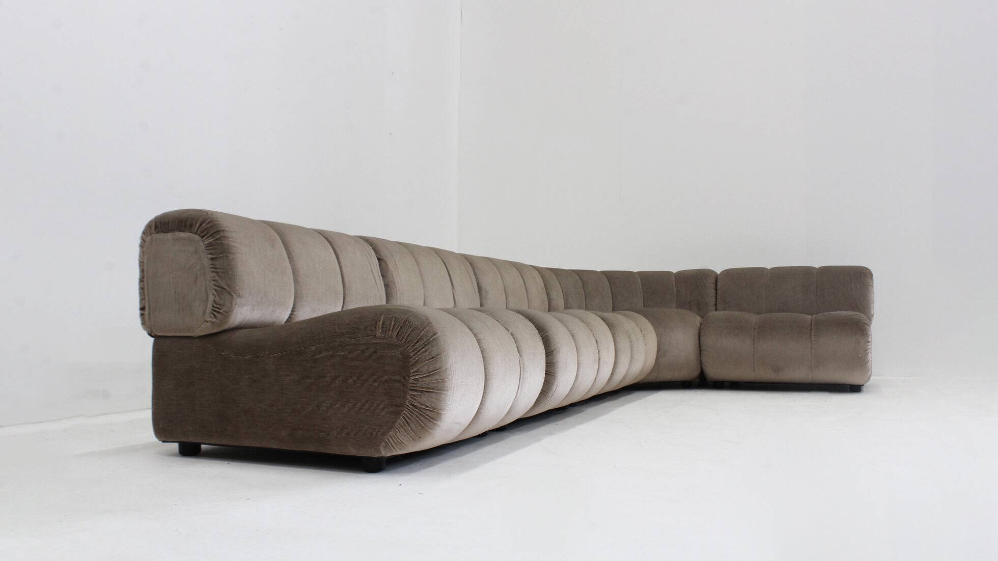 Vintage Italian Giuseppe Munari modular sofa, Italy, 1970s