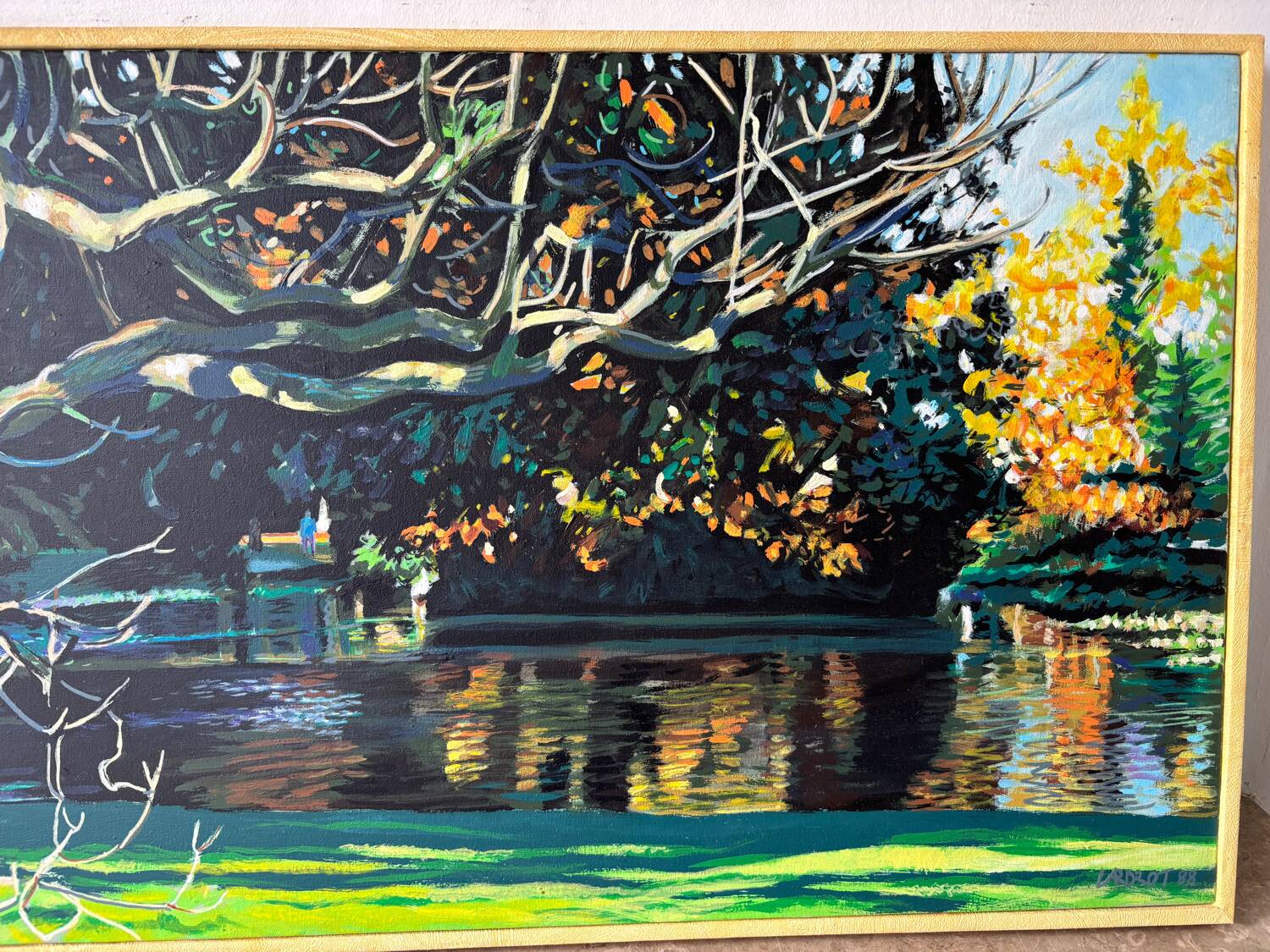 Signed landscape from 1988