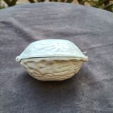 Vintage cast iron nut crate