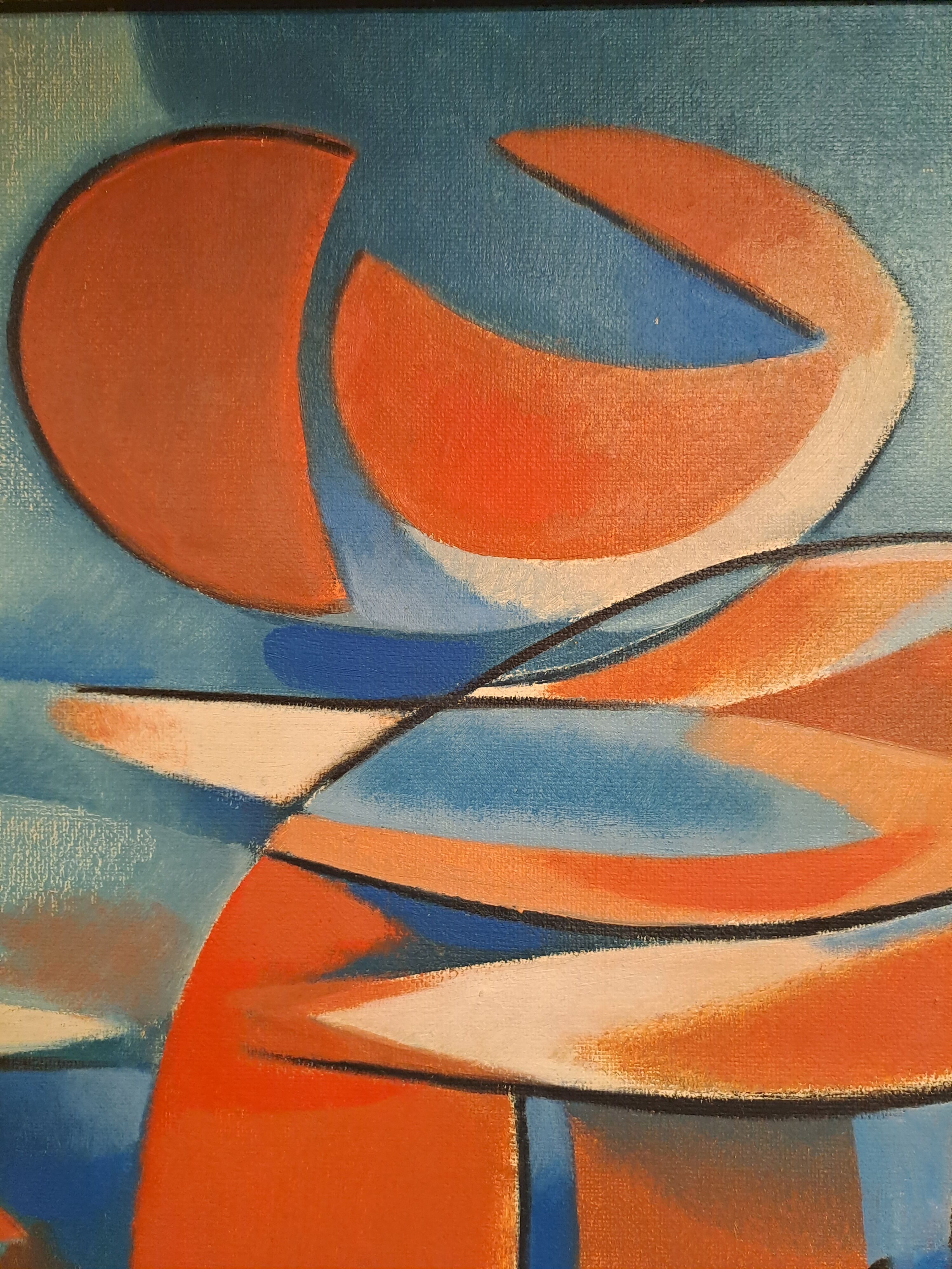 Abstract composition by Jean-Pierre Schecroun