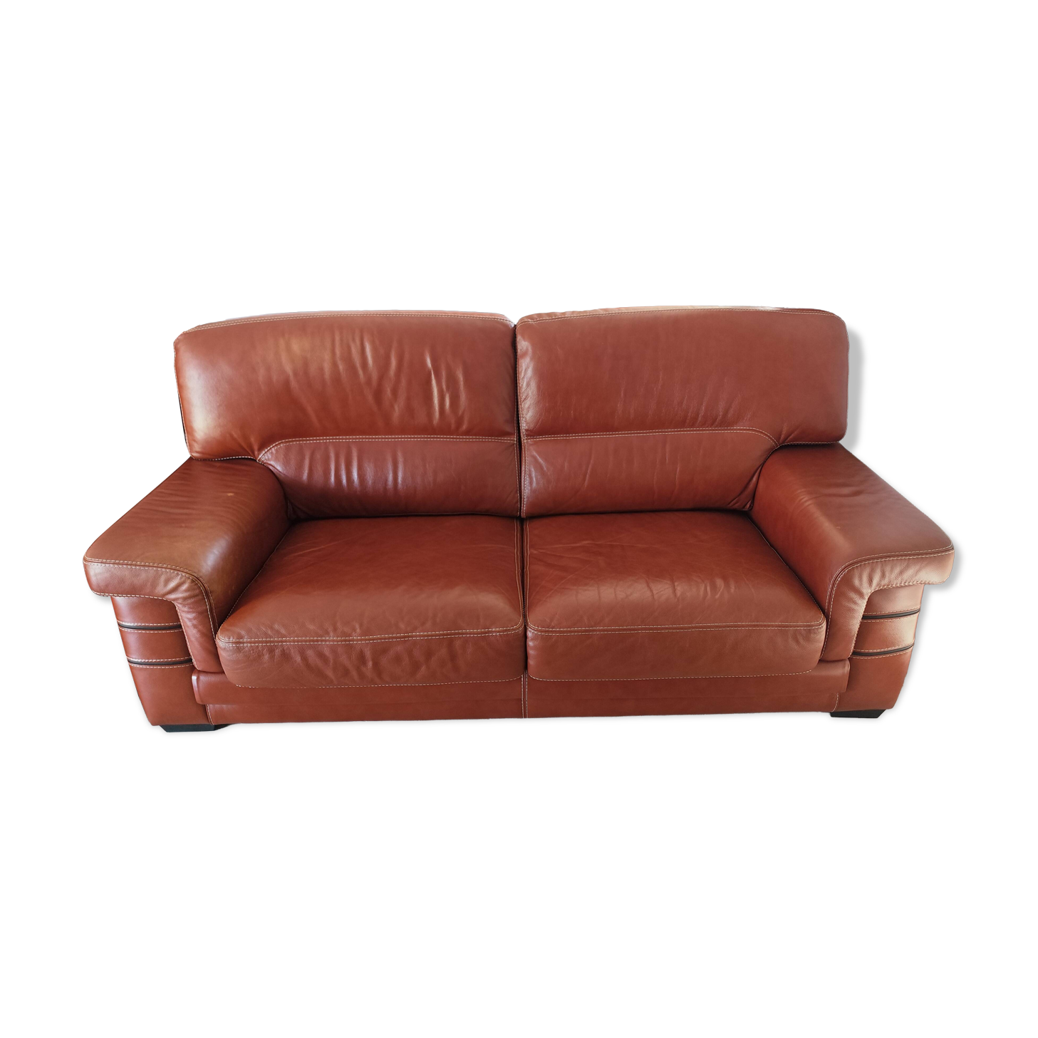 3-seater leather sofa