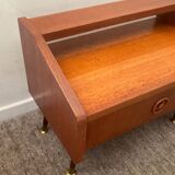 Pair of Scandinavian teak bedside tables from the 60s-70s