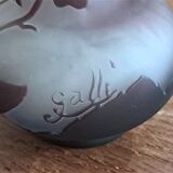 Vase with floral decoration, Gallé, early 20th century
