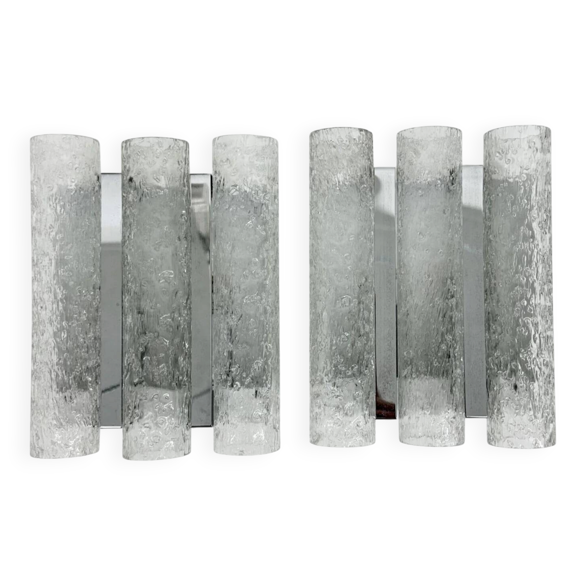 Mid-century design Doria Leuchten wall lamps sconce, 1970s
