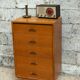 Commode, semainier, chiffonnier vintage de style scandinave