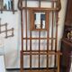 Old vintage coat rack wardrobe