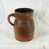 Pitcher in glazed earth - XIXth