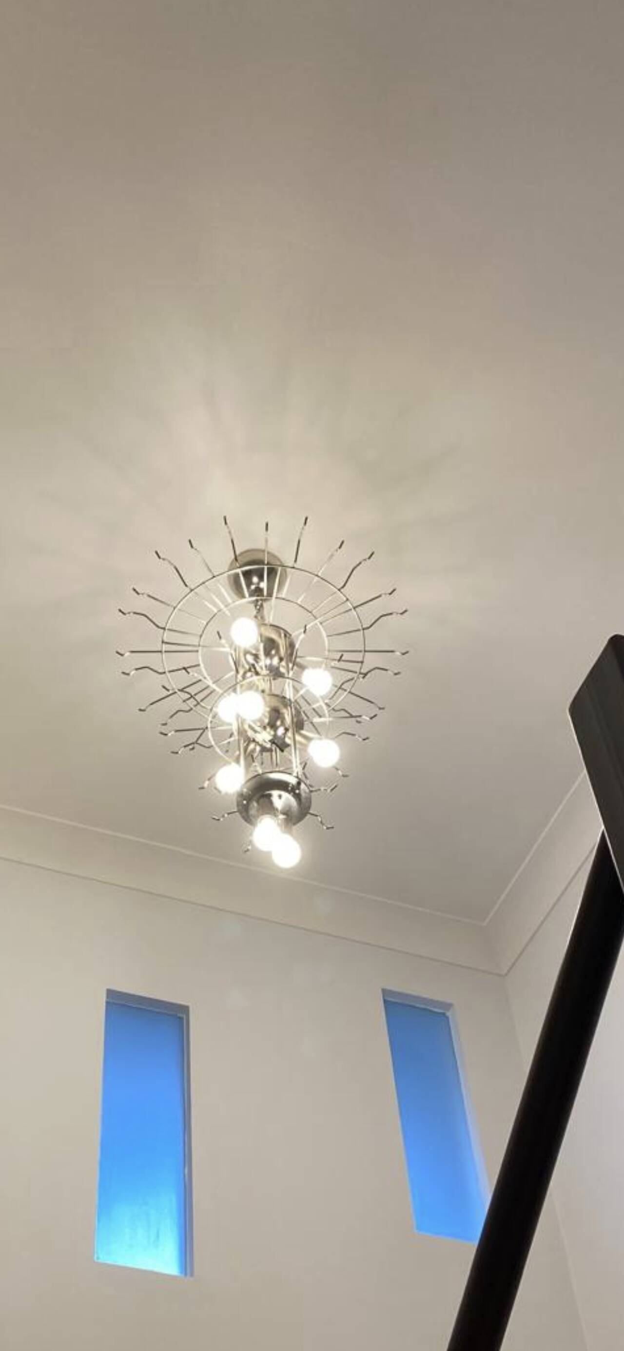 Murano glass ceiling light by Venini 1990