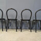 Postmodern Italian dining chairs set of 4 - 1980s