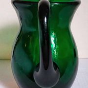 Vintage Empoli blown glass jug