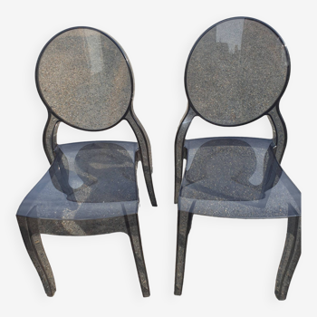 Paire de chaises design