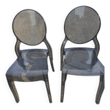 Paire de chaises design