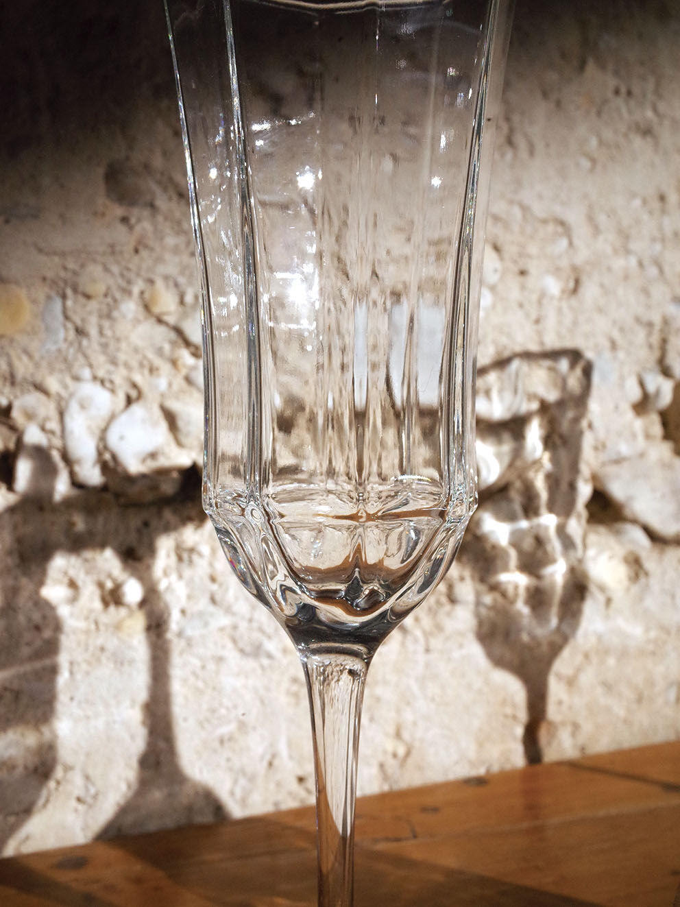 Set of 8 champagne flutes