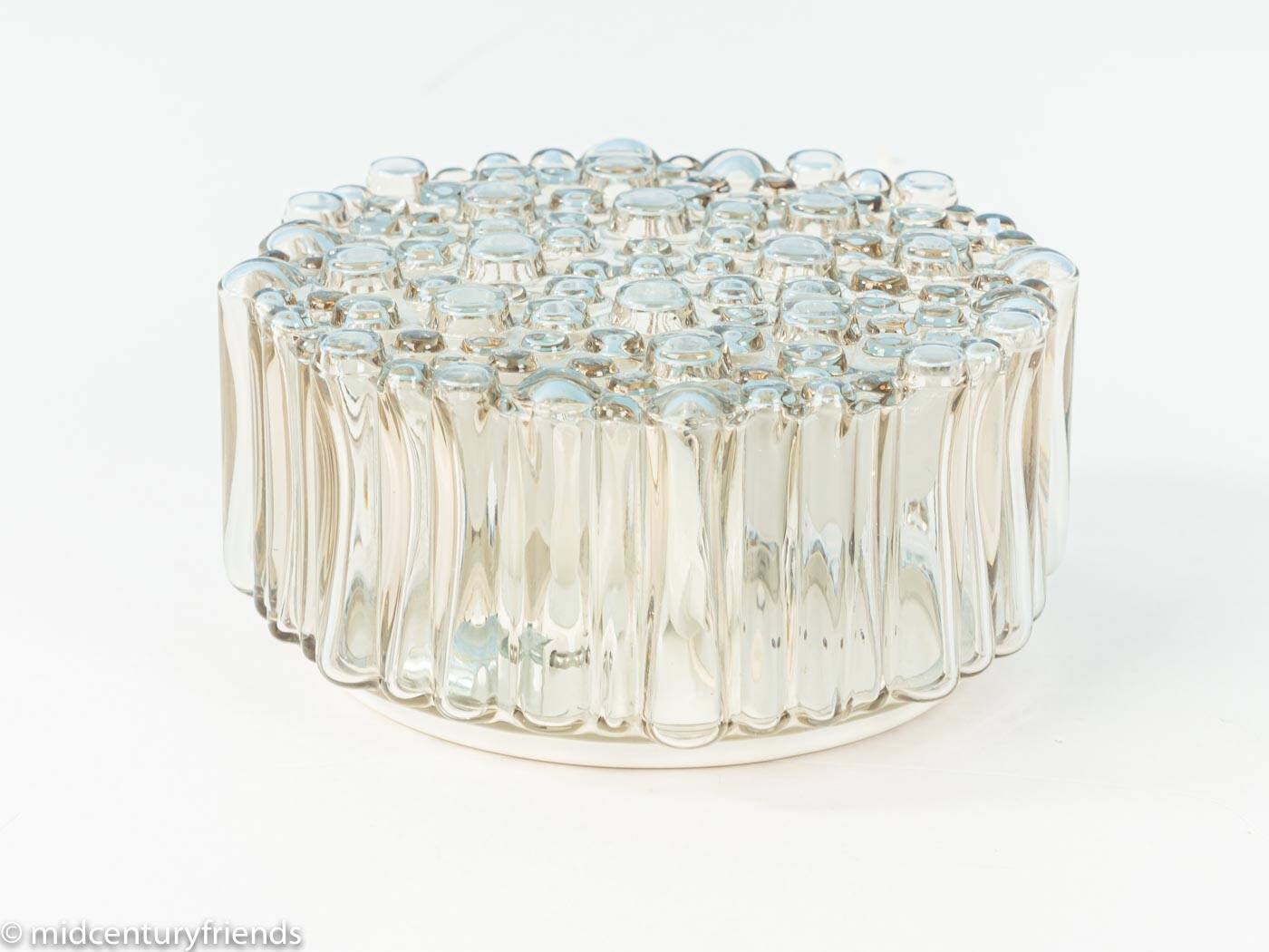 Bubble Glass Wall Lamp by Glashütte Limburg