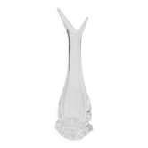 Blown crystal vase Art Vannes France 43 cm