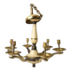 Bronze chandelier with 6 arms