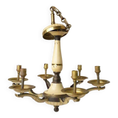 Lustre en bronze à 6 bras