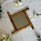 Miroir en bambou