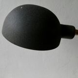 1950s lamp, made of black and gold metal