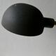 Lampe des années 50, en métal noir et doré