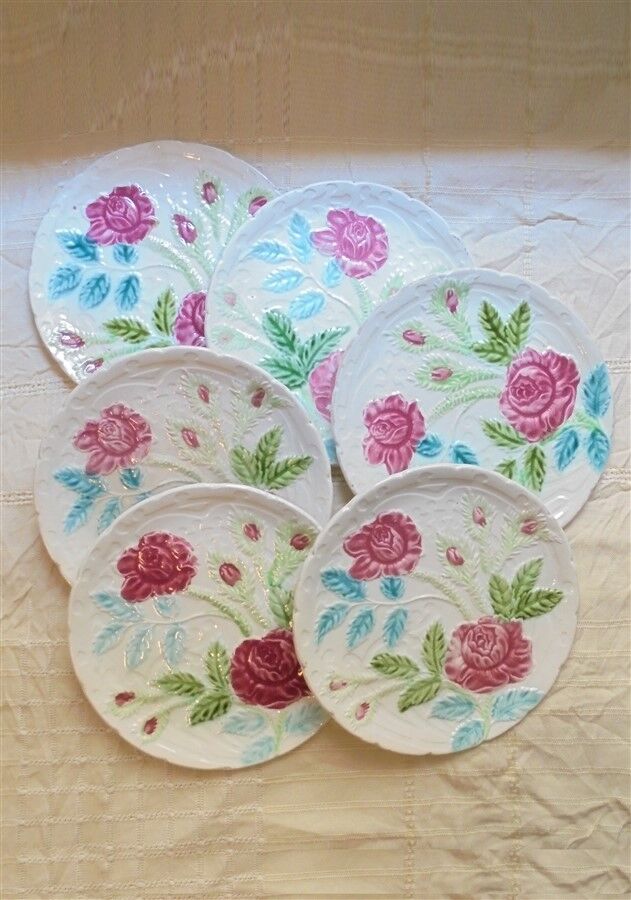 Assiettes barbotine