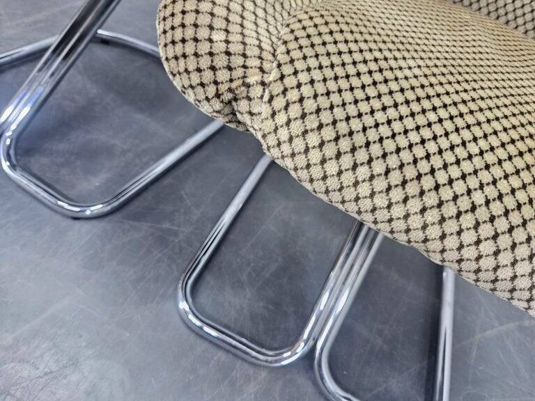 Very Rare Pair of Chairs in the Style of Boris Tabacoff, France, 1970s