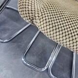 Very Rare Pair of Chairs in the Style of Boris Tabacoff, France, 1970s