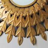 Witch brass vintage mirror 53 cm