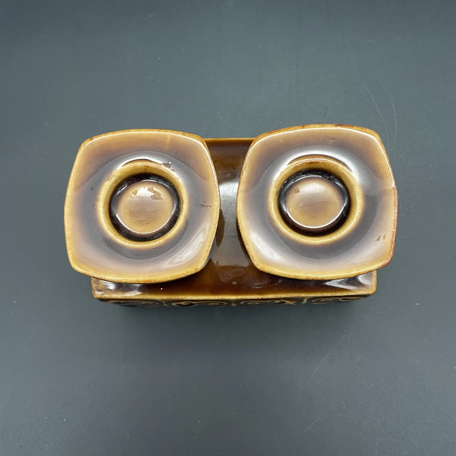 Double ceramic candlestick Ditmar Urbach – Czechoslovakia – Style A