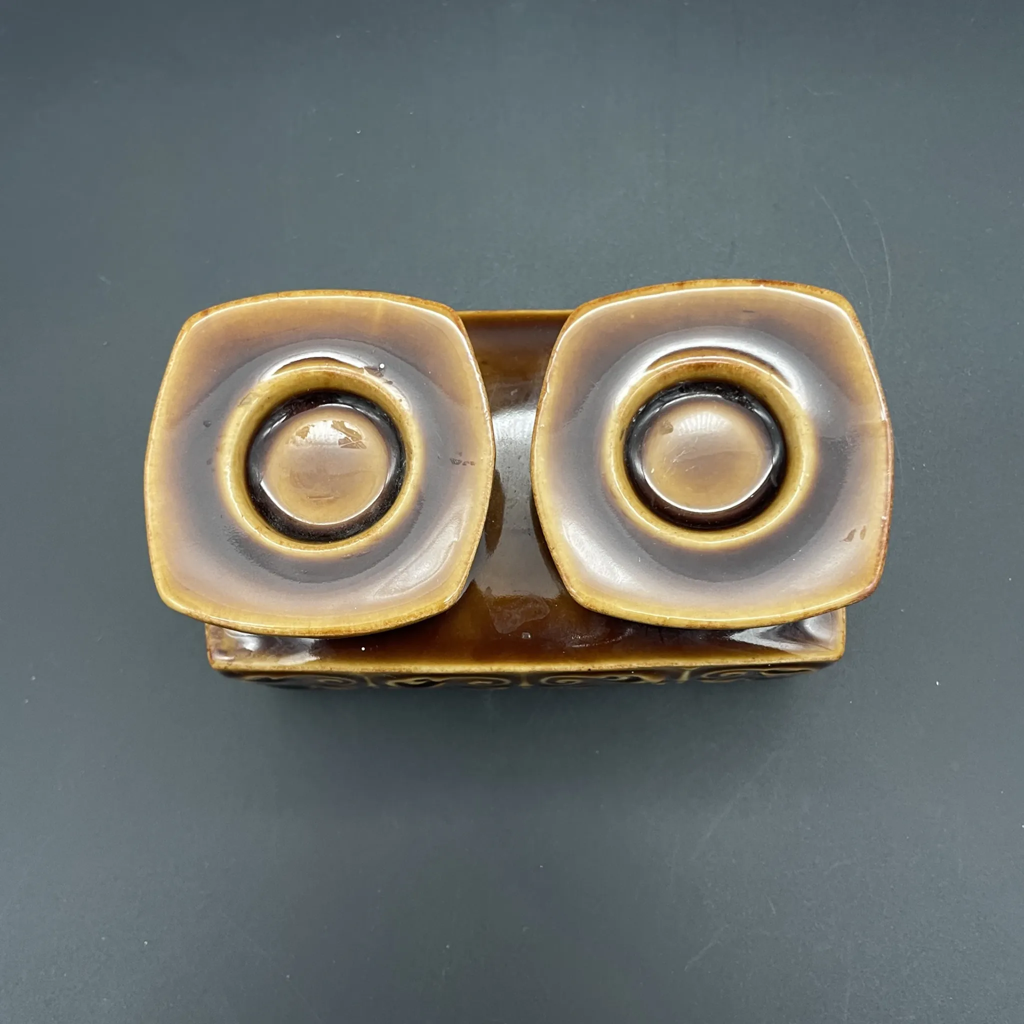 Double ceramic candlestick Ditmar Urbach – Czechoslovakia – Style A