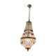 Italian Crystal Basket Chandelier
